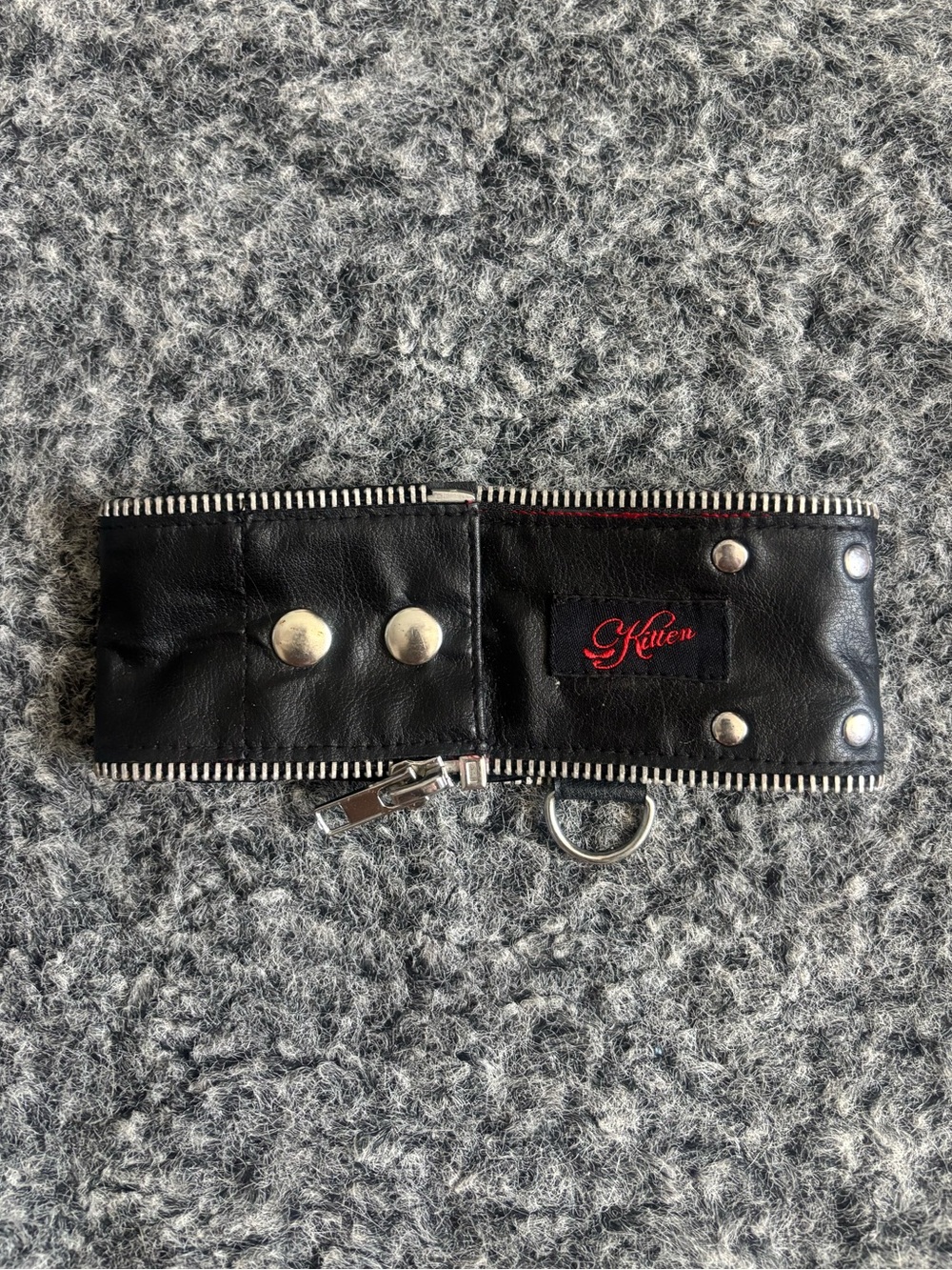 Y2K Kitten goth collar